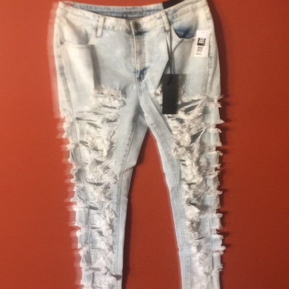 Increíble pantalón roto de mesclia - Picture 2 of 3